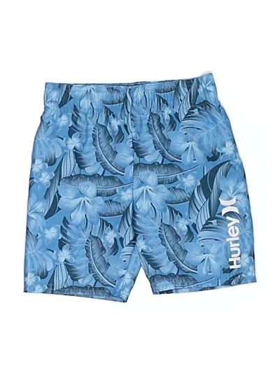 Pre-owned Hurley Kids'  Rash Guard In Blue