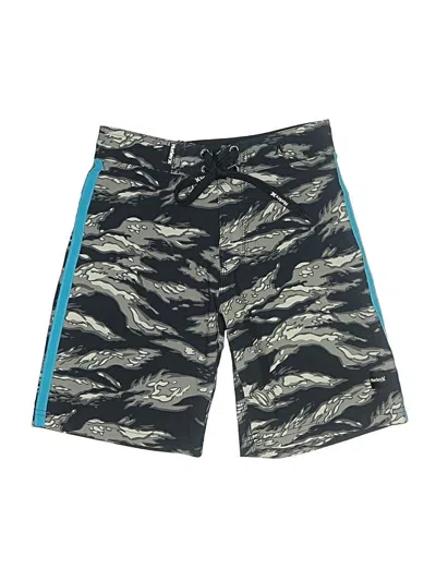 Pre-owned Hurley Kids'  Rash Guard In Gray