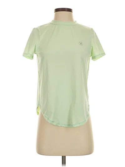 Pre-owned Hurley Rash Guard In Green