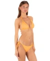 Hurley Reversible Solid Tri Top Side Tie Bottoms In Multi