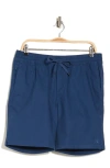 Hurley Ripstop Stretch Cotton Shorts In Blue/ Black