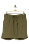 Hurley Ripstop Stretch Cotton Shorts In Khaki/ Olive