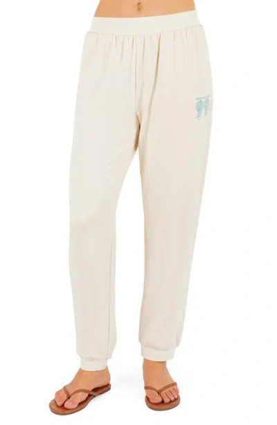 Hurley Rollers Crop Sweatpants In White