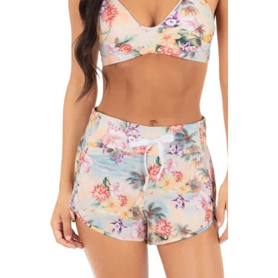 Hurley Scenic Sunset Aquas Cover-up Shorts In Multi