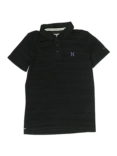 Pre-owned Hurley Kids'  Short Sleeve Polo Shirt In Black