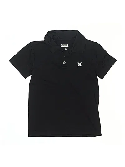 Pre-owned Hurley Kids'  Short Sleeve Polo Shirt In Black