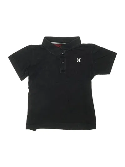 Pre-owned Hurley Kids'  Short Sleeve Polo Shirt In Black