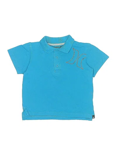 Pre-owned Hurley Kids'  Short Sleeve Polo Shirt In Blue