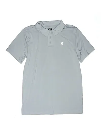 Pre-owned Hurley Kids'  Short Sleeve Polo Shirt In Gray