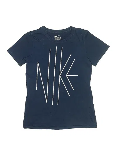 Pre-owned Hurley Kids'  Short Sleeve T-shirt In Blue