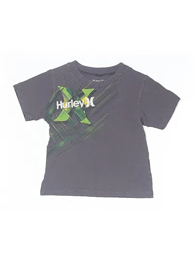 Pre-owned Hurley Kids'  Short Sleeve T-shirt In Gray
