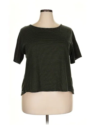 Pre-owned Hurley Short Sleeve T-shirt In Green