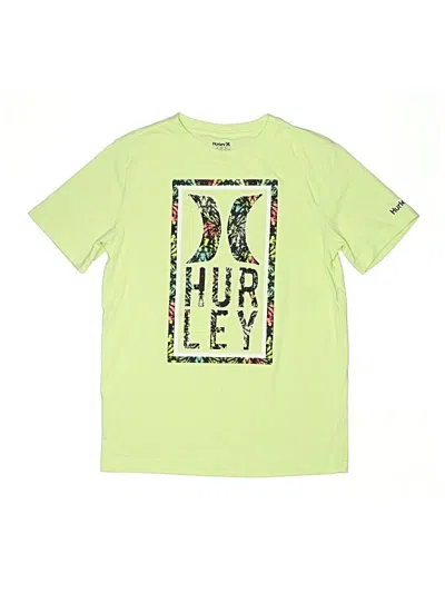 Pre-owned Hurley Kids'  Short Sleeve T-shirt In Green