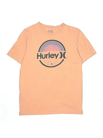 Pre-owned Hurley Kids'  Short Sleeve T-shirt In Orange