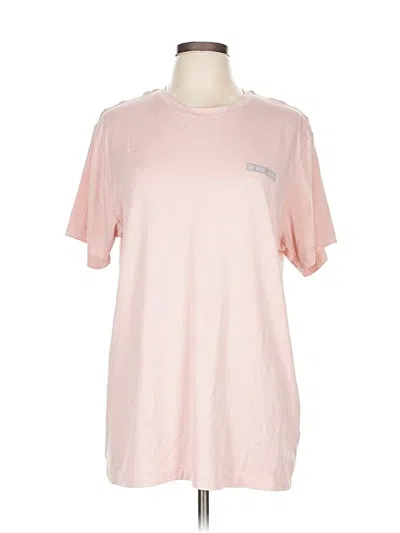 Pre-owned Hurley Short Sleeve T-shirt In Pink
