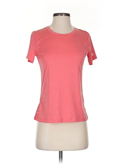 Pre-owned Hurley Short Sleeve T-shirt In Pink