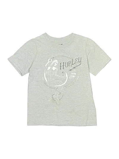 Pre-owned Hurley Kids'  Short Sleeve T-shirt In Silver