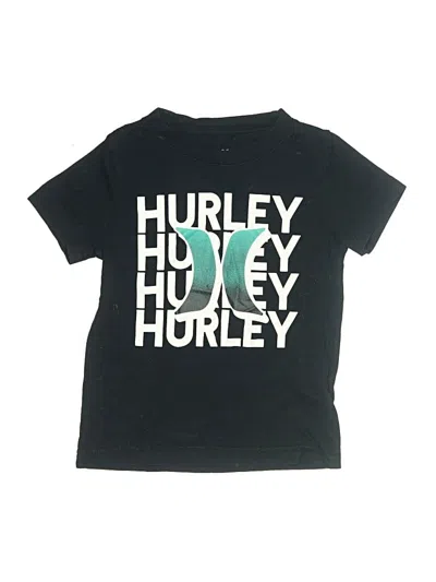 Pre-owned Hurley Kids'  Short Sleeve Top Black Tops