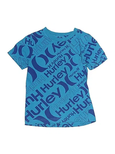Pre-owned Hurley Kids'  Short Sleeve Top Blue Tops