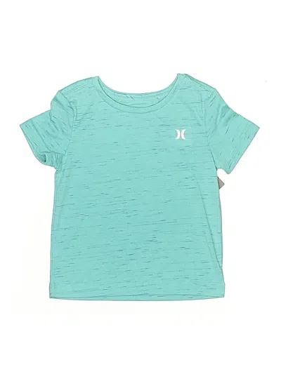 Hurley Kids'  Short Sleeve Top Teal Tops In Blue