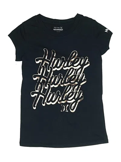 Pre-owned Hurley Kids'  Short Sleeve T-shirt In Black