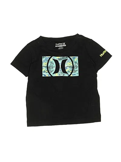 Pre-owned Hurley Babies'  Short Sleeve T-shirt In Black