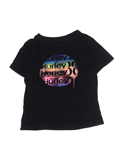 Pre-owned Hurley Kids'  Short Sleeve T-shirt In Black