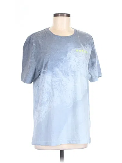 Pre-owned Hurley Short Sleeve T-shirt In Blue