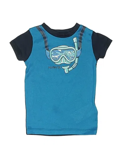 Pre-owned Hurley Kids'  Short Sleeve T-shirt In Blue
