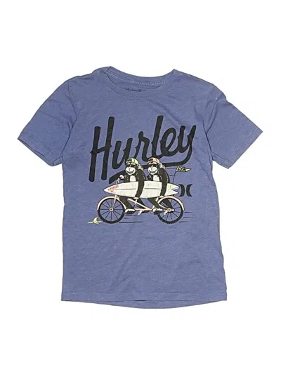 Pre-owned Hurley Kids'  Short Sleeve T-shirt In Blue