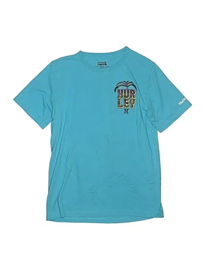 Pre-owned Hurley Kids'  Short Sleeve T-shirt In Blue