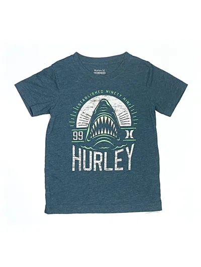 Pre-owned Hurley Kids'  Short Sleeve T-shirt In Blue