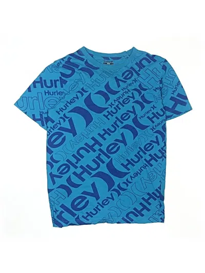 Pre-owned Hurley Kids'  Short Sleeve T-shirt In Blue