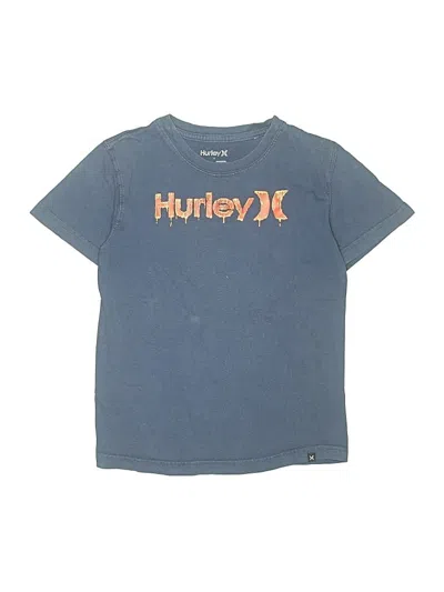 Pre-owned Hurley Kids'  Short Sleeve T-shirt In Blue