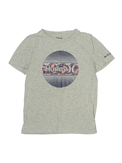 Pre-owned Hurley Kids'  Short Sleeve T-shirt In Gray