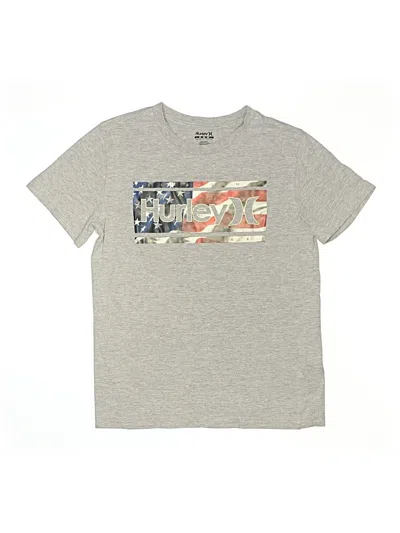 Pre-owned Hurley Kids'  Short Sleeve T-shirt In Gray