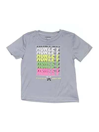 Pre-owned Hurley Kids'  Short Sleeve T-shirt In Gray