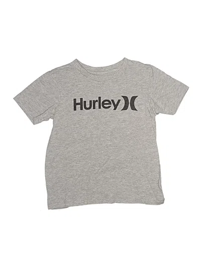 Pre-owned Hurley Kids'  Short Sleeve T-shirt In Gray