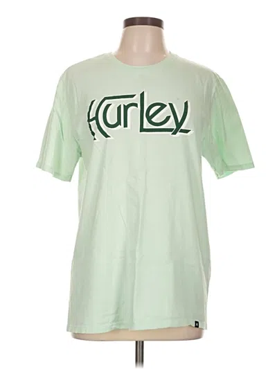 Pre-owned Hurley Short Sleeve T-shirt In Green