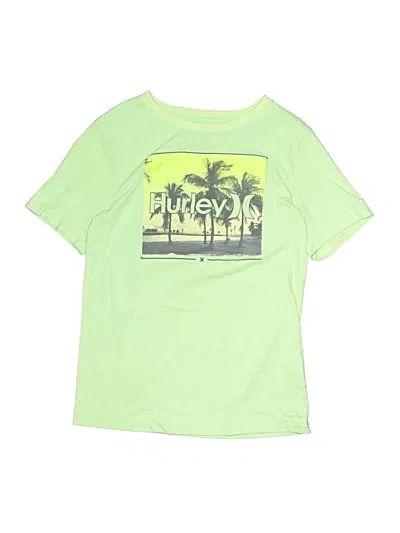 Pre-owned Hurley Kids'  Short Sleeve T-shirt In Green