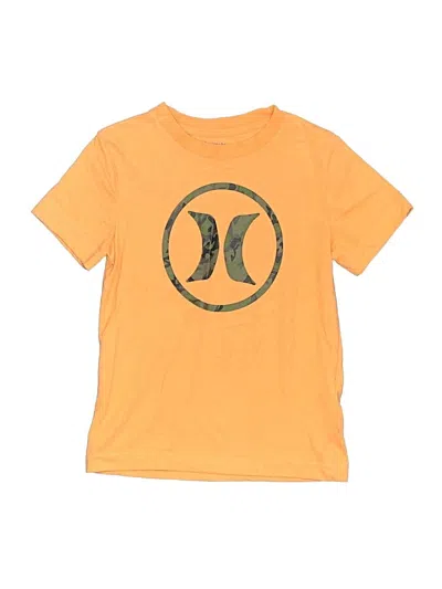 Pre-owned Hurley Kids'  Short Sleeve T-shirt In Orange