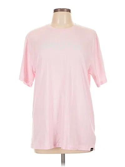 Pre-owned Hurley Short Sleeve T-shirt In Pink