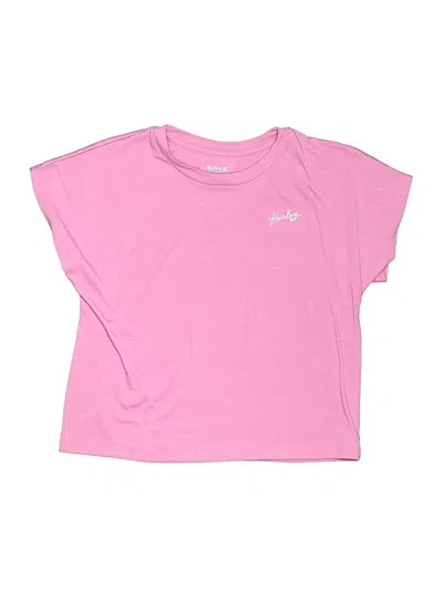 Pre-owned Hurley Kids'  Short Sleeve T-shirt In Pink