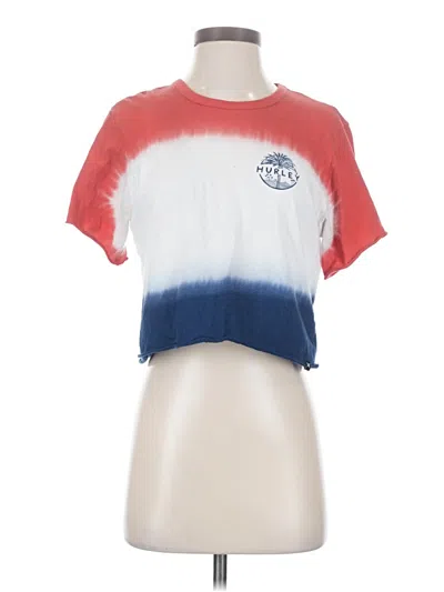 Pre-owned Hurley Short Sleeve T-shirt In Red