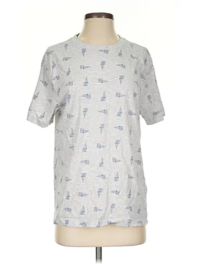 Pre-owned Hurley Short Sleeve T-shirt In Silver