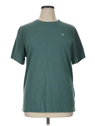 Pre-owned Hurley Short Sleeve T-shirt In Teal