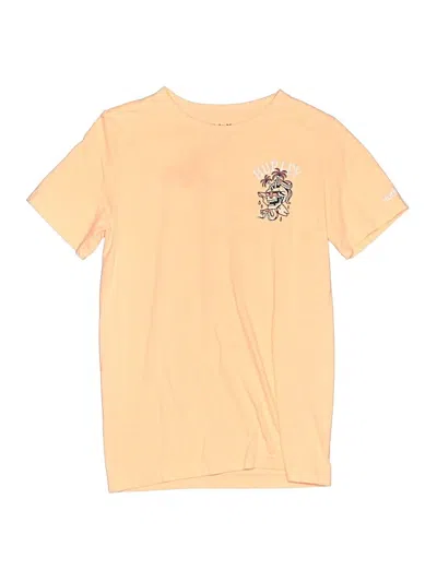 Pre-owned Hurley Kids'  Short Sleeve T-shirt In Yellow