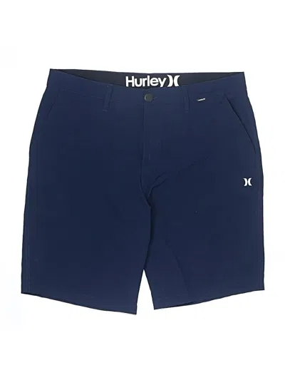Pre-owned Hurley Shorts In Blue