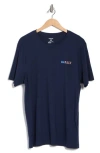 Hurley Shred, White & Blue Cotton Graphic T-shirt In Blue