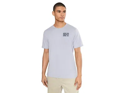 Hurley Skyline Slub Short Sleeve In Gray